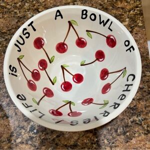Cherry Design Bowl